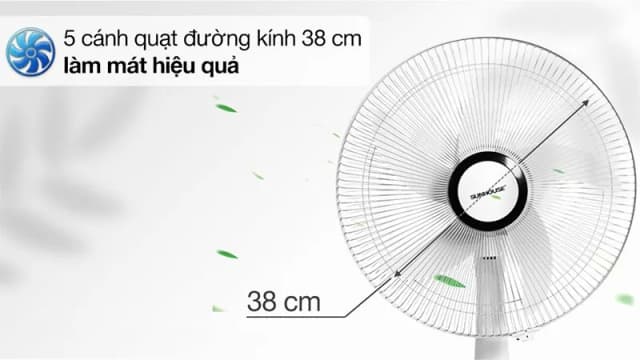 So sánh giá Quạt sạc điện Sunhouse 5 cánh SHD7223 24W rẻ nhất? - Ảnh 20