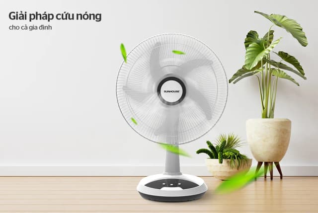 So sánh giá Quạt sạc điện Sunhouse 5 cánh SHD7223 24W rẻ nhất? - Ảnh 5