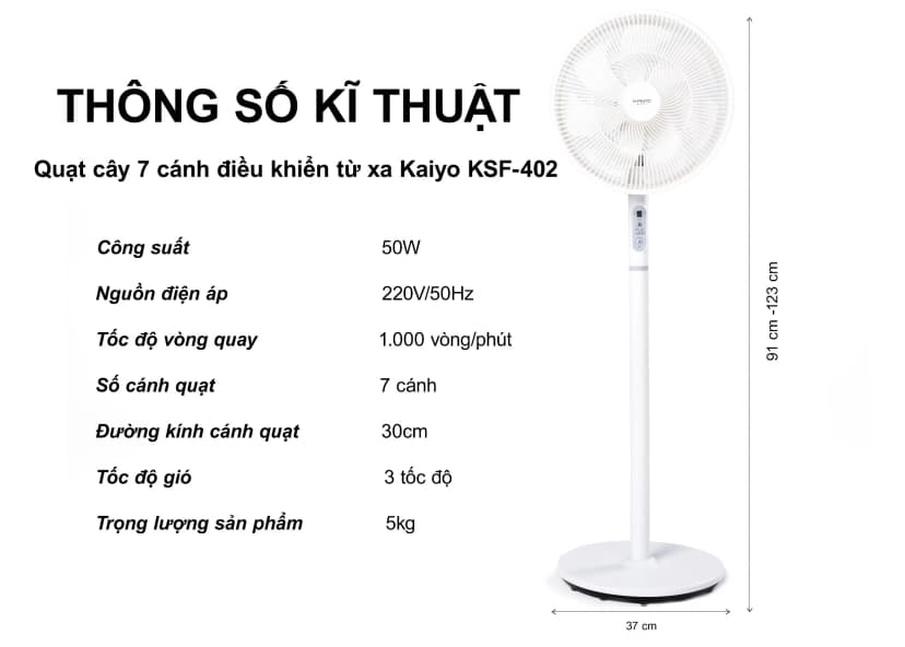 So sánh giá Quạt bàn KIOYA 7 cánh FS06 10W - Xám - Tìm sản phẩm giá rẻ nhất - Ảnh 11