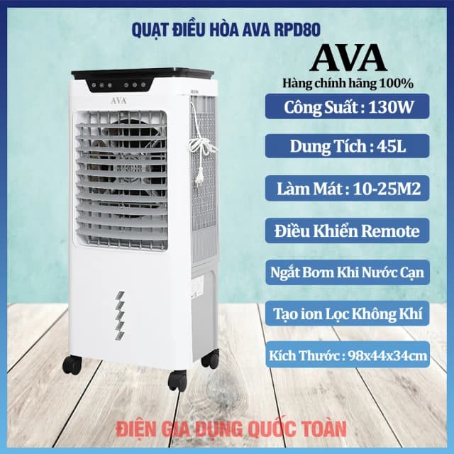 Top 1 so sánh giá Quạt điều hòa AVA RPD-200 200W Trắng - Xám - Tìm sản phẩm giá rẻ nhất - Ảnh 14