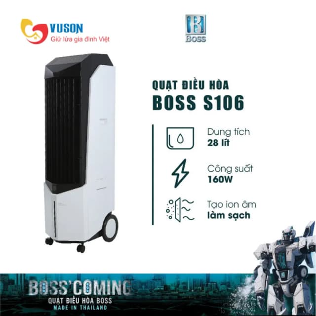 So sánh giá Quạt điều hòa Boss S106 160W rẻ nhất? - Ảnh 2