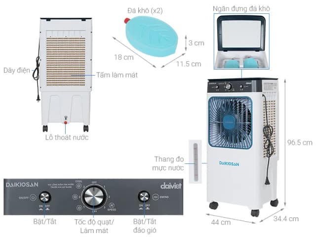 So sánh giá Quạt điều hòa Daikiosan DM110 81W rẻ nhất? - Ảnh 9