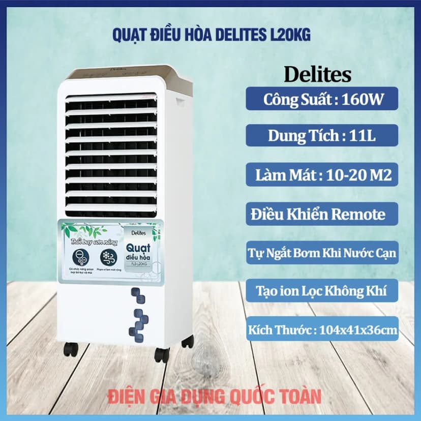 So sánh giá Quạt điều hòa Delites FLS-L20KG 160W - Tìm sản phẩm giá rẻ nhất - Ảnh 1