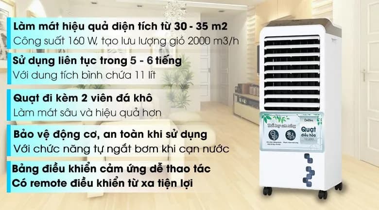 So sánh giá Quạt điều hòa Delites FLS-L20KG 160W - Tìm sản phẩm giá rẻ nhất - Ảnh 7