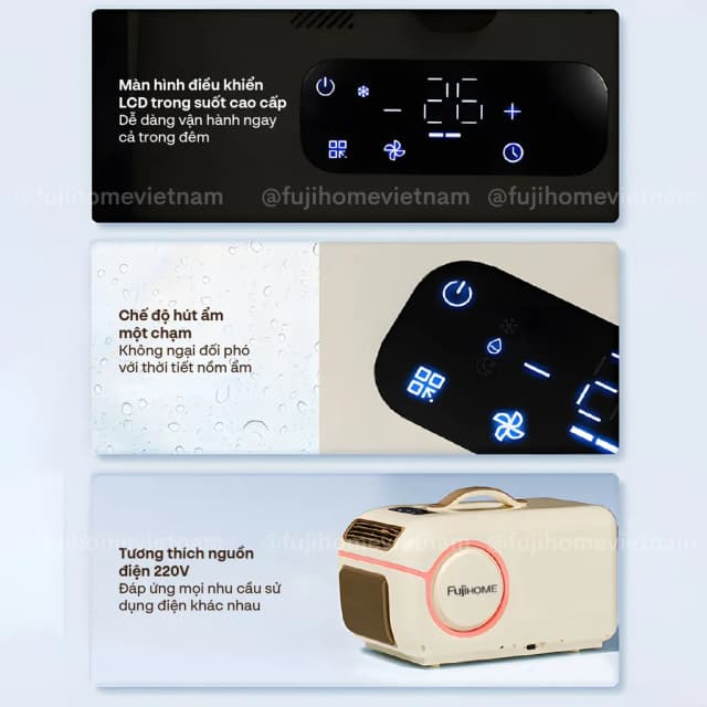 So sánh giá Quạt điều hoà mini FUJIHOME PAC05 500W rẻ nhất? - Ảnh 10