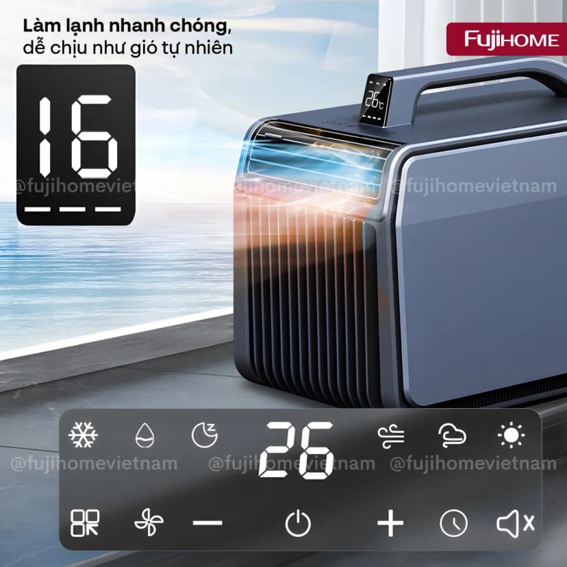 So sánh giá Quạt điều hoà FUJIHOME PAC06-PRO 500W - Tìm sản phẩm giá rẻ nhất - Ảnh 8