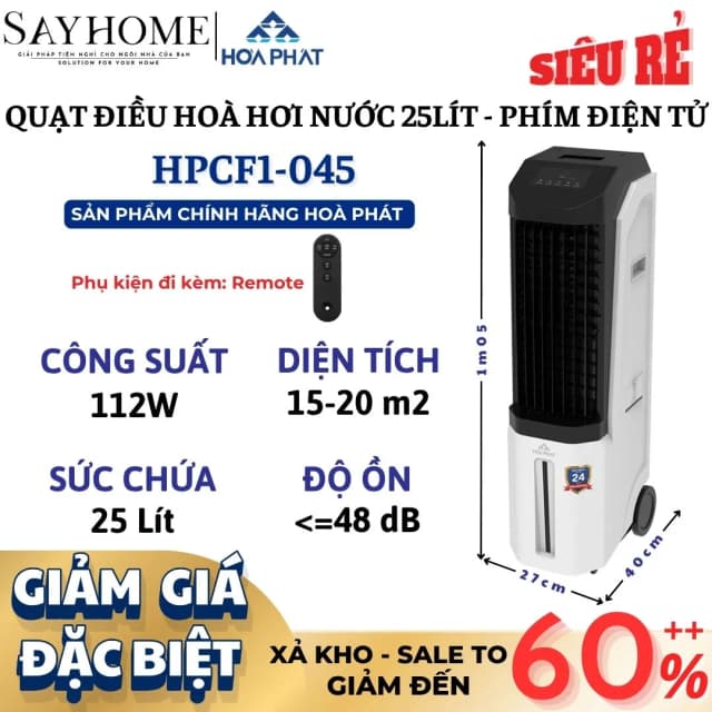 So sánh giá Quạt điều hoà Hòa Phát HPCF1-045 112W rẻ nhất? - Ảnh 15