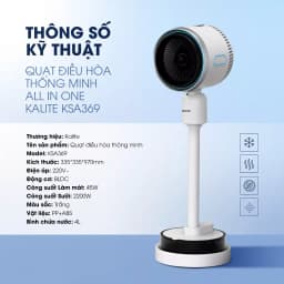 So sánh giá Quạt điều hoà Kalite KSA369 45W - Tìm sản phẩm giá rẻ nhất - Ảnh 5
