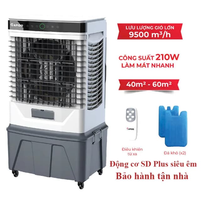 So sánh giá Quạt điều hòa Rapido Windy D 210W rẻ nhất? - Ảnh 5