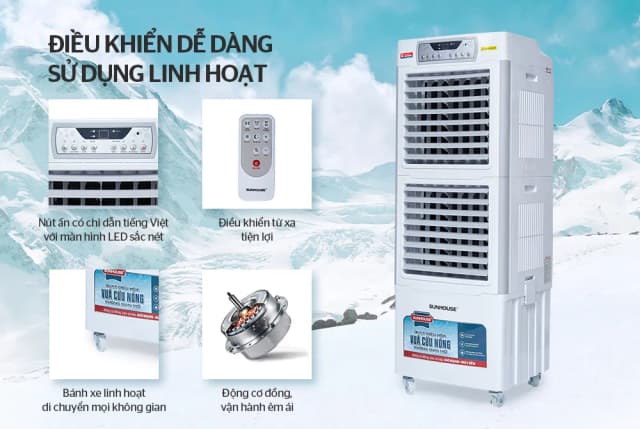 So sánh giá Quạt điều hòa Sunhouse SHD7716 90W rẻ nhất? - Ảnh 9