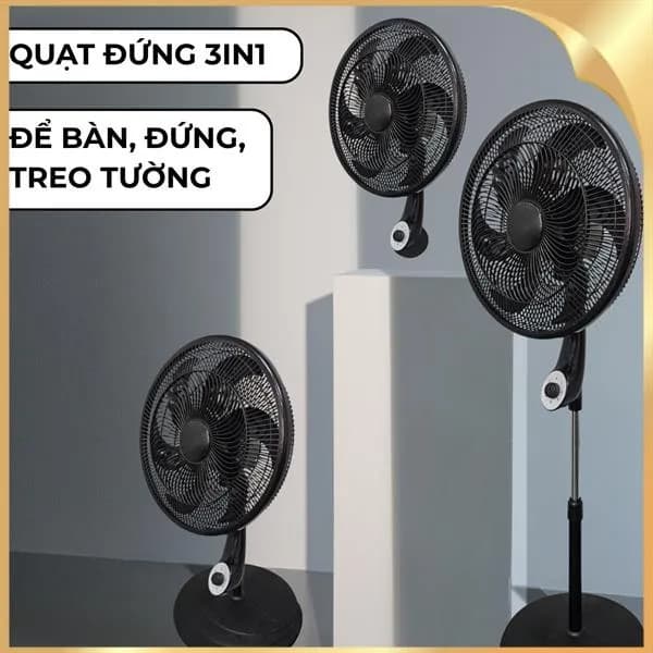 So sánh giá Quạt đứng 3in1 Lingfeng 6 cánh LF1809 75W rẻ nhất? - Ảnh 2