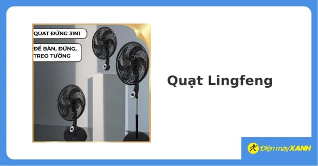 So sánh giá Quạt đứng 3in1 Lingfeng 6 cánh LF1809 75W rẻ nhất? - Ảnh 7