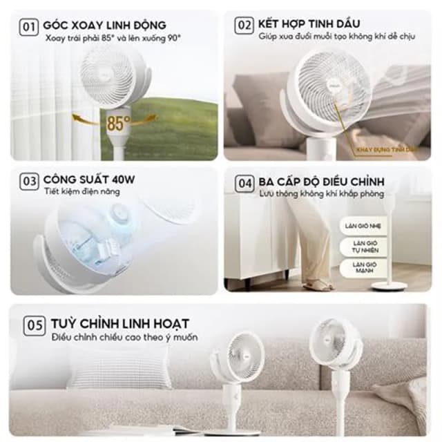 So sánh giá Quạt đứng AQUA 3 cánh AQF-ED1823T(W) 40W rẻ nhất? - Ảnh 19