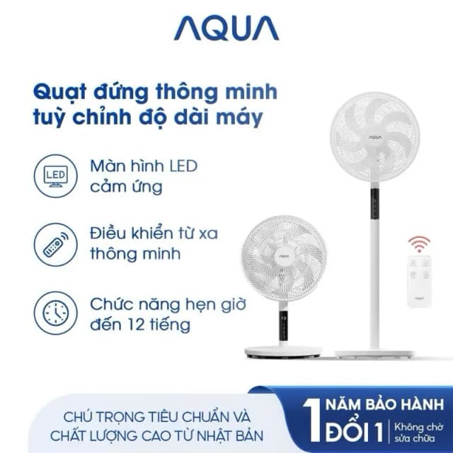 So sánh giá Quạt đứng AQUA 7 cánh AQS-FED3502R(W)-VN 50W rẻ nhất? - Ảnh 17