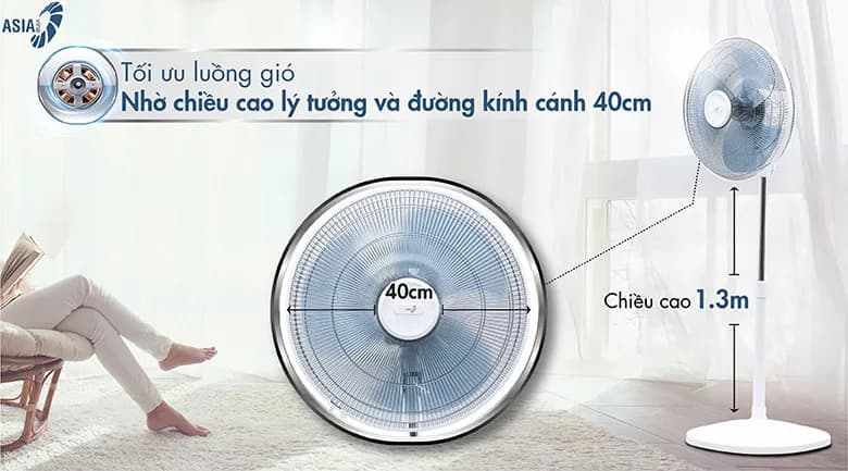 So sánh giá Quạt đứng Asia 3 cánh D16027-TV0 45W - Tìm sản phẩm giá rẻ nhất - Ảnh 3