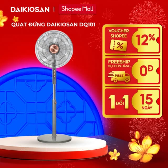 Top 1 so sánh giá Quạt đứng Daikiosan 7 cánh DQ101 70W - Tìm sản phẩm giá rẻ nhất - Ảnh 13