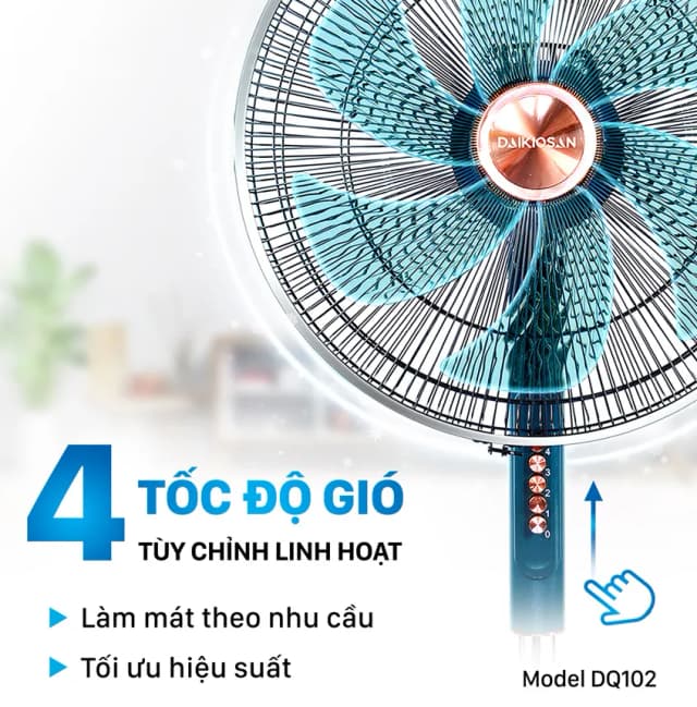 Top 1 so sánh giá Quạt đứng Daikiosan 7 cánh DQ101 70W - Tìm sản phẩm giá rẻ nhất - Ảnh 17