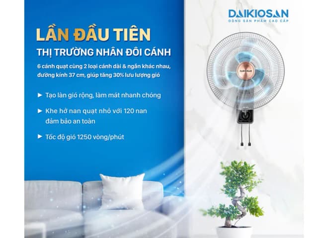 Top 1 so sánh giá Quạt đứng Daikiosan 7 cánh DQ101 70W - Tìm sản phẩm giá rẻ nhất - Ảnh 22
