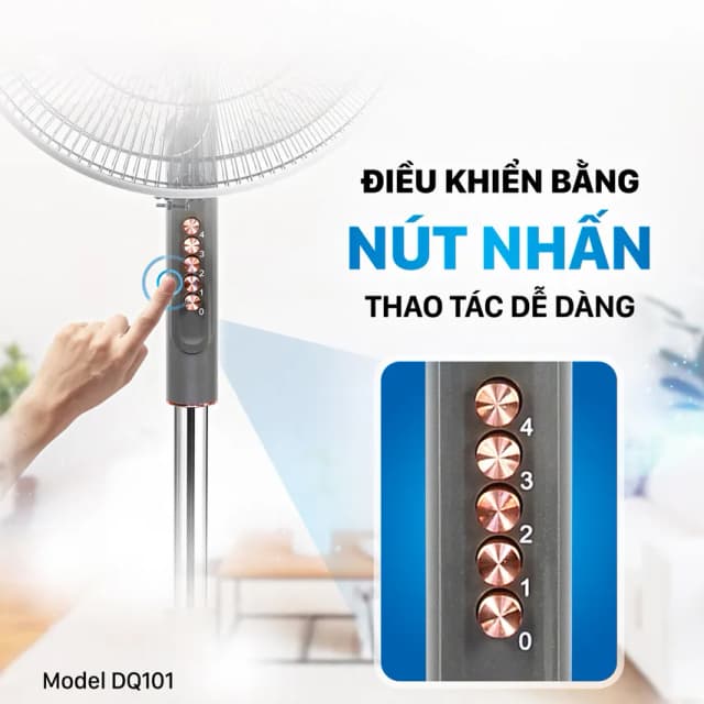 Top 1 so sánh giá Quạt đứng Daikiosan 7 cánh DQ101 70W - Tìm sản phẩm giá rẻ nhất - Ảnh 5