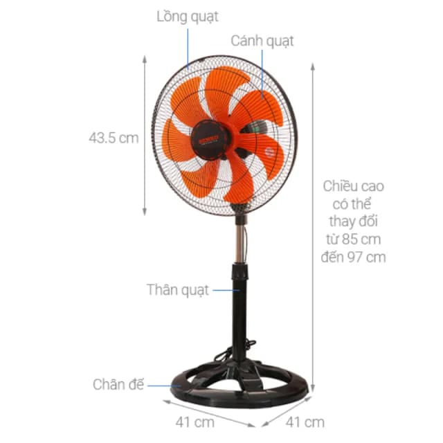 Top 1 so sánh giá Quạt đứng Daikiosan 7 cánh DQ101 70W - Tìm sản phẩm giá rẻ nhất - Ảnh 76