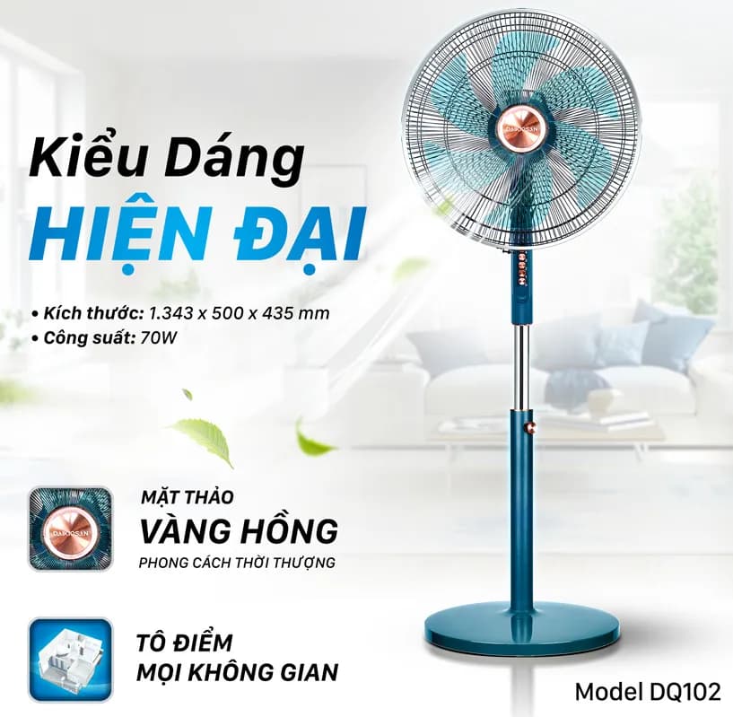 So sánh giá Quạt đứng Daikiosan 8 cánh DQ100 55W - Tìm sản phẩm giá rẻ nhất - Ảnh 11