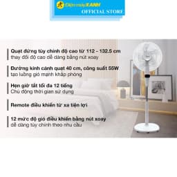 So sánh giá Quạt đứng Daikiosan 8 cánh DQ100 55W - Tìm sản phẩm giá rẻ nhất - Ảnh 20