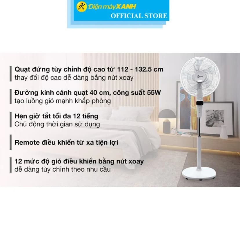 So sánh giá Quạt đứng Daikiosan 8 cánh DQ100 55W - Tìm sản phẩm giá rẻ nhất - Ảnh 20