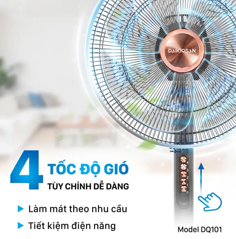 So sánh giá Quạt đứng Daikiosan 8 cánh DQ100 55W - Tìm sản phẩm giá rẻ nhất - Ảnh 9