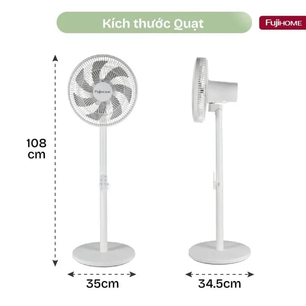So sánh giá Quạt đứng FUJIHOME 7 cánh SF3001 40 - 60W rẻ nhất? - Ảnh 4