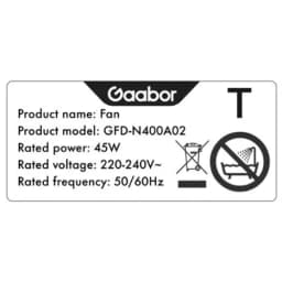 Quạt đứng Gaabor GFD-N400A02 45W - Giá rẻ nhất hôm nay - Ảnh 7