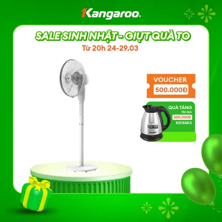 Quạt đứng Kangaroo 5 cánh KG728 65W - Giá rẻ nhất hôm nay - Ảnh 9