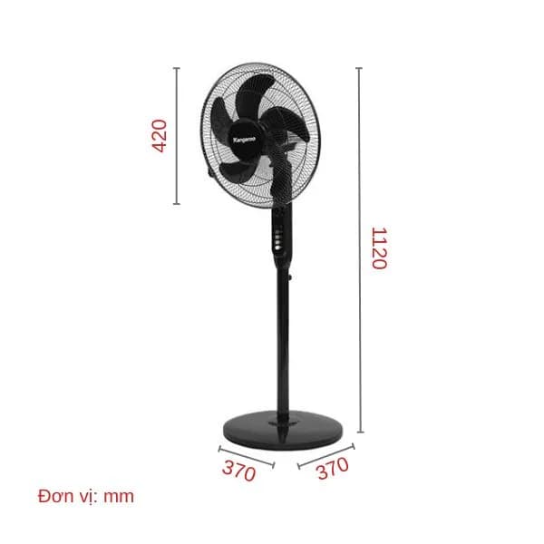 So sánh giá Quạt đứng Kangaroo 5 cánh KGEF05SM 55W rẻ nhất? - Ảnh 5