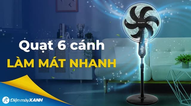 So sánh giá Quạt đứng Kangaroo 6 cánh KGEF06SM 90W rẻ nhất? - Ảnh 5