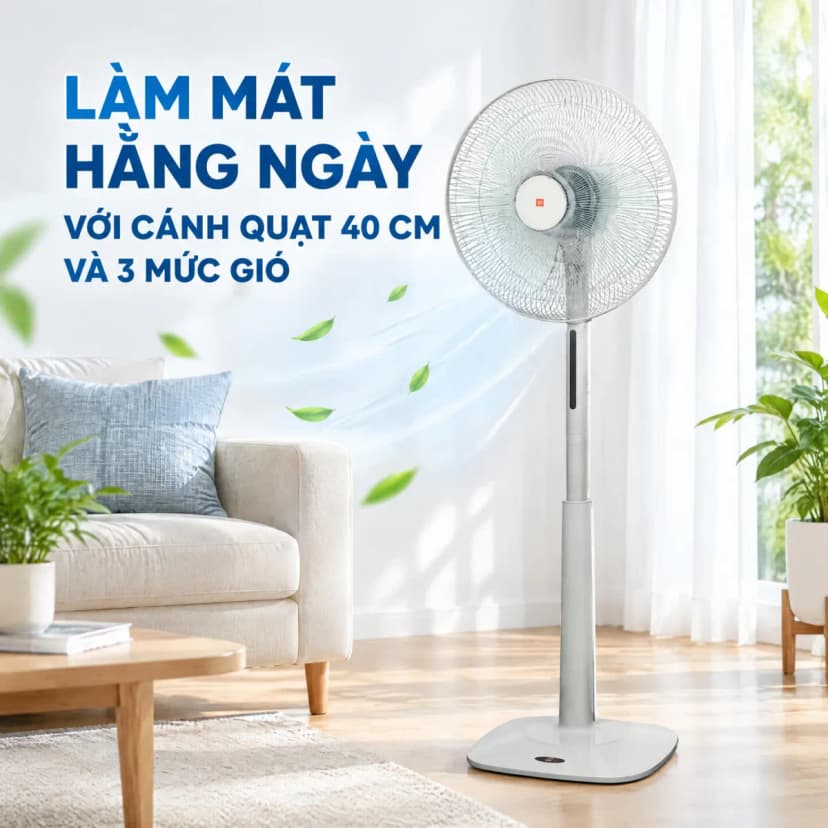 Quạt đứng KDK M40K 51W - Giá rẻ nhất hôm nay - Ảnh 2