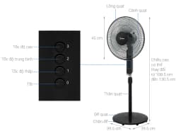 So sánh giá Quạt đứng Midea FS40-10NAVN(K) 55W - Tìm sản phẩm giá rẻ nhất - Ảnh 6