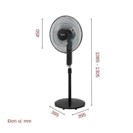 So sánh giá Quạt đứng Midea FS40-10NAVN(K) 55W - Tìm sản phẩm giá rẻ nhất - Ảnh 8