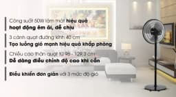 So sánh giá Quạt đứng Midea 3 cánh FS40-18CB 50W - Tìm sản phẩm giá rẻ nhất - Ảnh 7