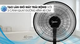 So sánh giá Quạt đứng Midea 3 cánh FS40-18CB 50W - Tìm sản phẩm giá rẻ nhất - Ảnh 10