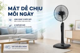 So sánh giá Quạt đứng Mitsubishi 3 cánh LV16-RB CY-GY 47W - Tìm sản phẩm giá rẻ nhất - Ảnh 2