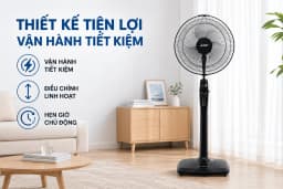 So sánh giá Quạt đứng Mitsubishi 3 cánh LV16-RB CY-GY 47W - Tìm sản phẩm giá rẻ nhất - Ảnh 3