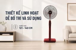 Quạt đứng Mitsubishi 3 cánh LV16-RB CY-RD 47W - Giá rẻ nhất hôm nay - Ảnh 3