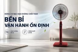 Quạt đứng Mitsubishi 3 cánh LV16-RB CY-RD 47W - Giá rẻ nhất hôm nay - Ảnh 4