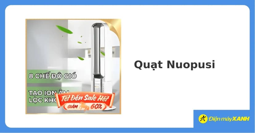 Quạt không cánh Nuopusi NPS032 40W - Giá rẻ nhất hôm nay - Ảnh 13