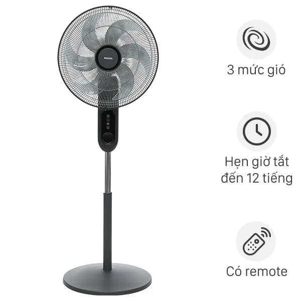 Quạt đứng Philips 6 cánh CX1520/01 47W - Ảnh 4