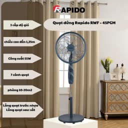 So sánh giá Quạt đứng Rapido 7 cánh RWF-45SGD 55W - Tìm sản phẩm giá rẻ nhất - Ảnh 4