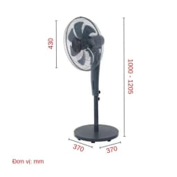 So sánh giá Quạt đứng Rapido RWF-16MGD 48W - Tìm sản phẩm giá rẻ nhất - Ảnh 3