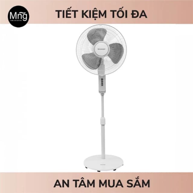 So sánh giá Quạt đứng Sharp 3 cánh PJ-S40MV-LG 55W rẻ nhất? - Ảnh 12