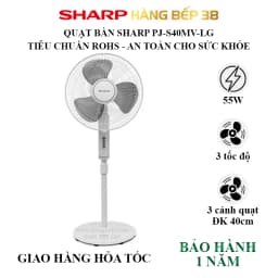 Quạt đứng Sharp 3 cánh PJ-S40MV-LG 55W - Giá rẻ nhất hôm nay - Ảnh 8