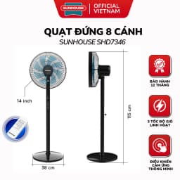 So sánh giá Quạt đứng Sunhouse 6 cánh SHD7361B 85W - Tìm sản phẩm giá rẻ nhất - Ảnh 19