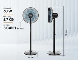 So sánh giá Quạt đứng Sunhouse 6 cánh SHD7361B 85W - Tìm sản phẩm giá rẻ nhất - Ảnh 5